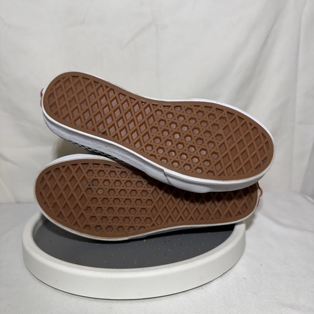 Vans SK8-Hi Sneakers Gray White Checkered Foxing Stripe Kids Size 3Y - Picture 5 of 6